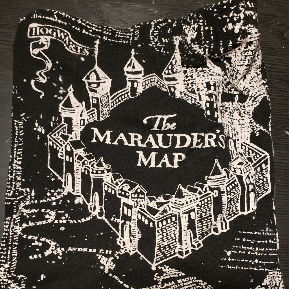 Marauders Map/Harry Potter Leggings